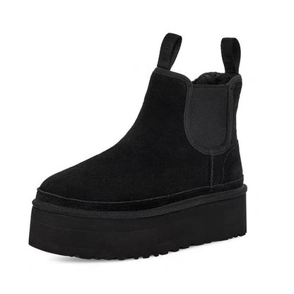 Thick-soled Round-toed Snow Boots