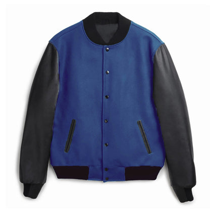 Spliced Single-Breasted Jacket