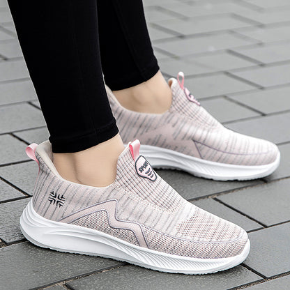 Middle-Aged And Elderly Walking Milk Shoes