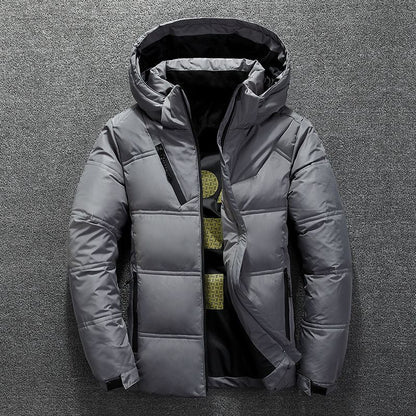 Short Slim-Fit Warm Jacket