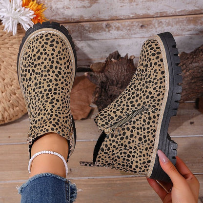 Side Zip Martin Boots